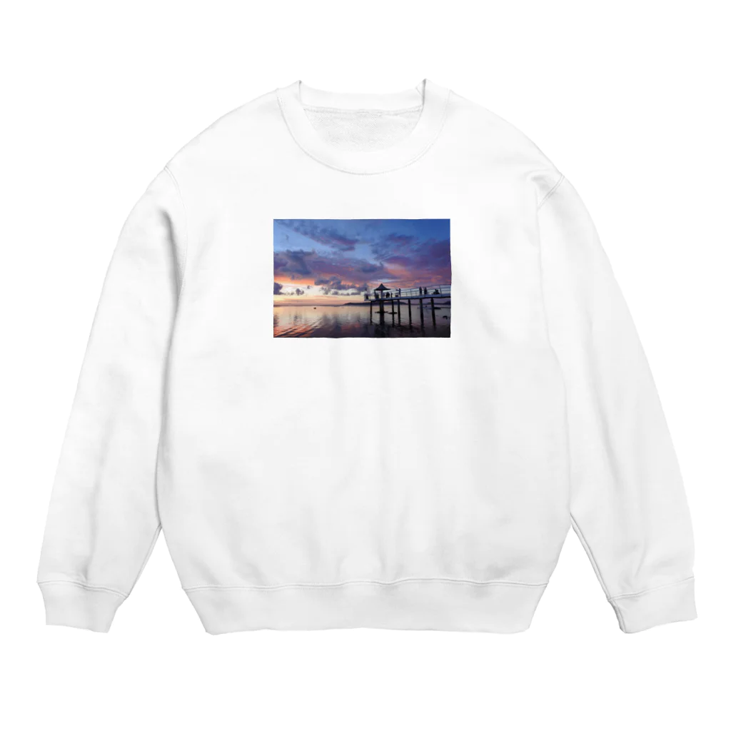 NOIRの沖縄の夕日 Crew Neck Sweatshirt