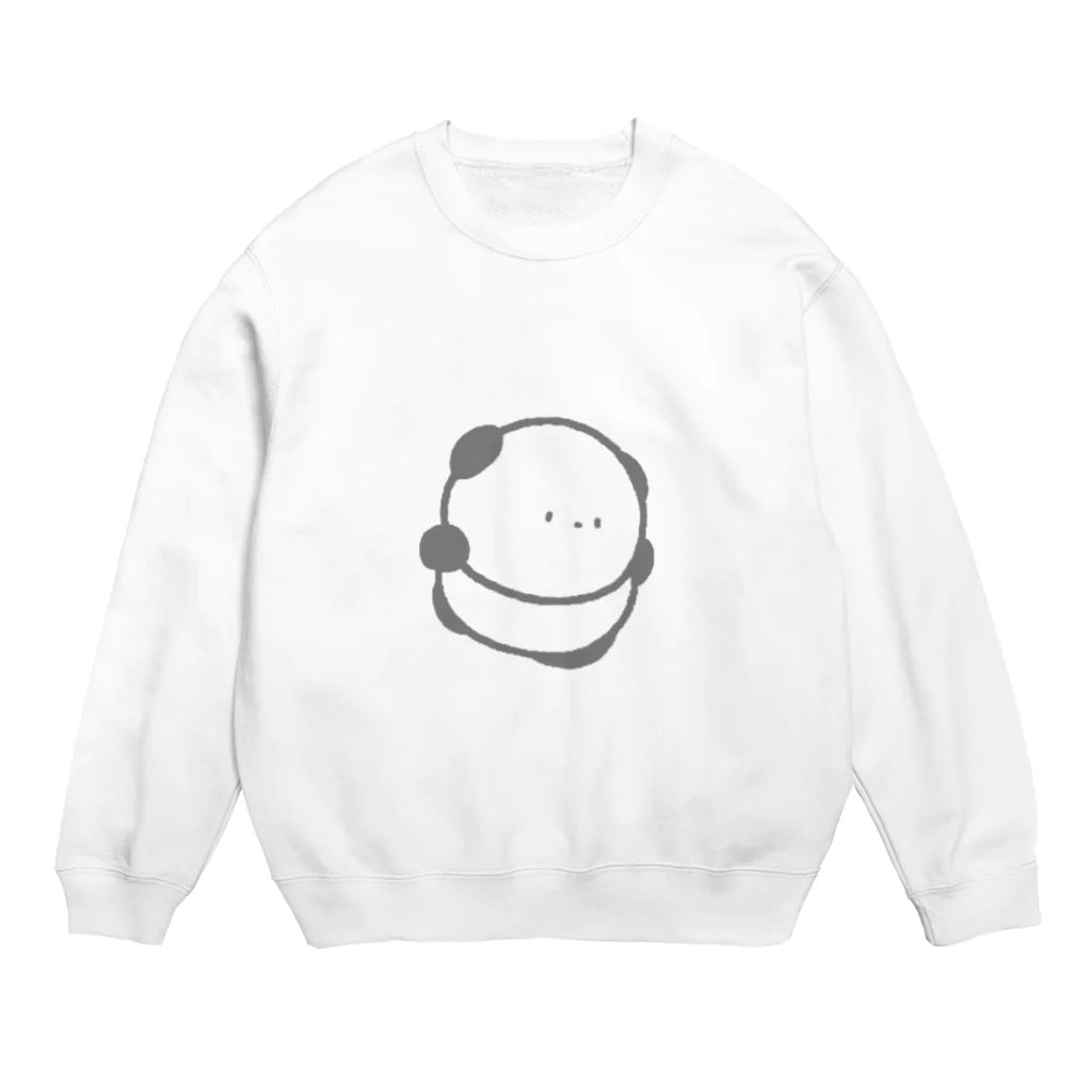 おおさじ、こさじ。のぱんちゃん「イェア」 Crew Neck Sweatshirt