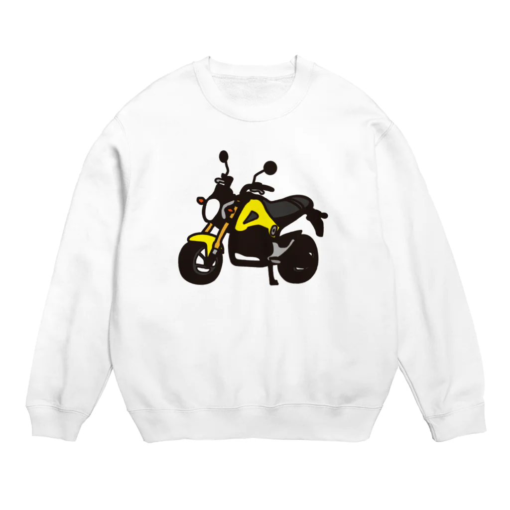 HSMT design@NO SK8iNGのGROM YELLOW Crew Neck Sweatshirt