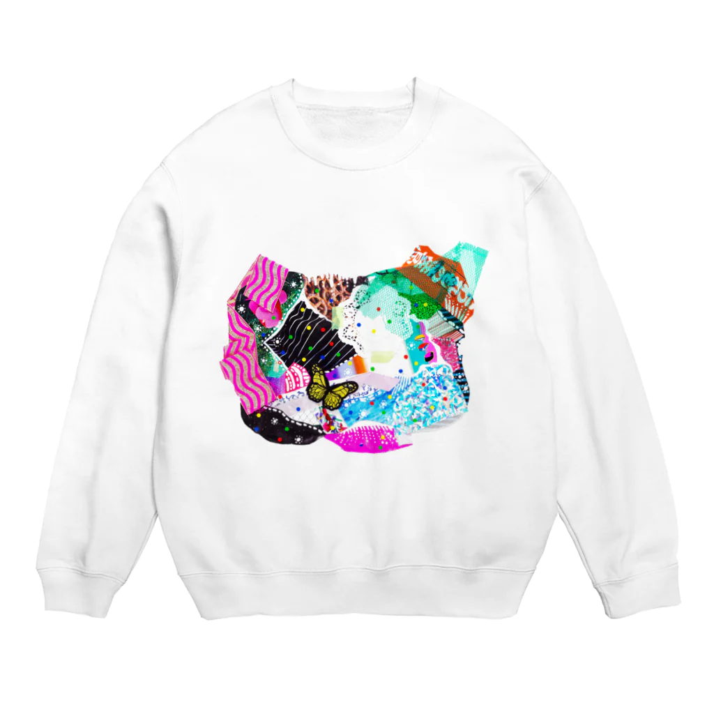 コンクリのフリルの春めき Crew Neck Sweatshirt