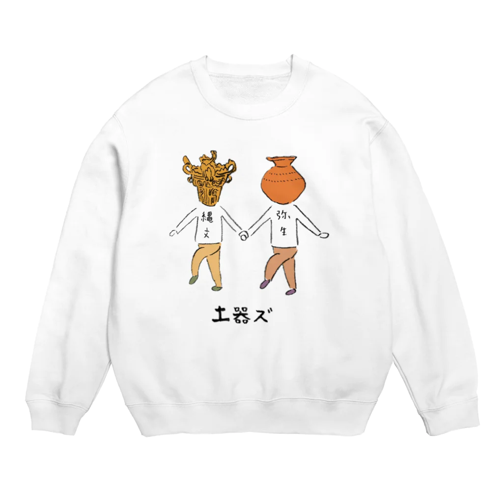 nyota|にょたの土器ズ Crew Neck Sweatshirt