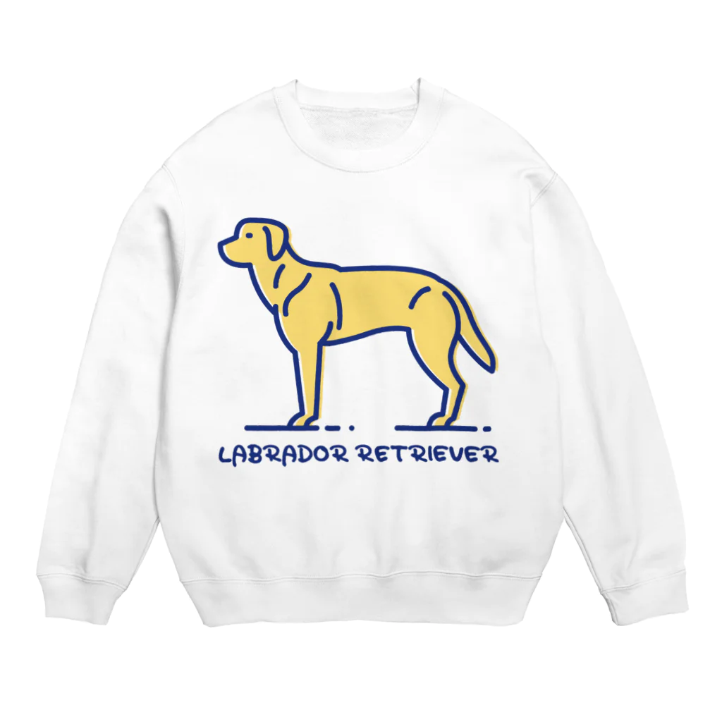 ぽっぷんすたんぷ -POP’N STAMP-のラブラドール・レトリバー・LABRADOR RETRIEVER Crew Neck Sweatshirt