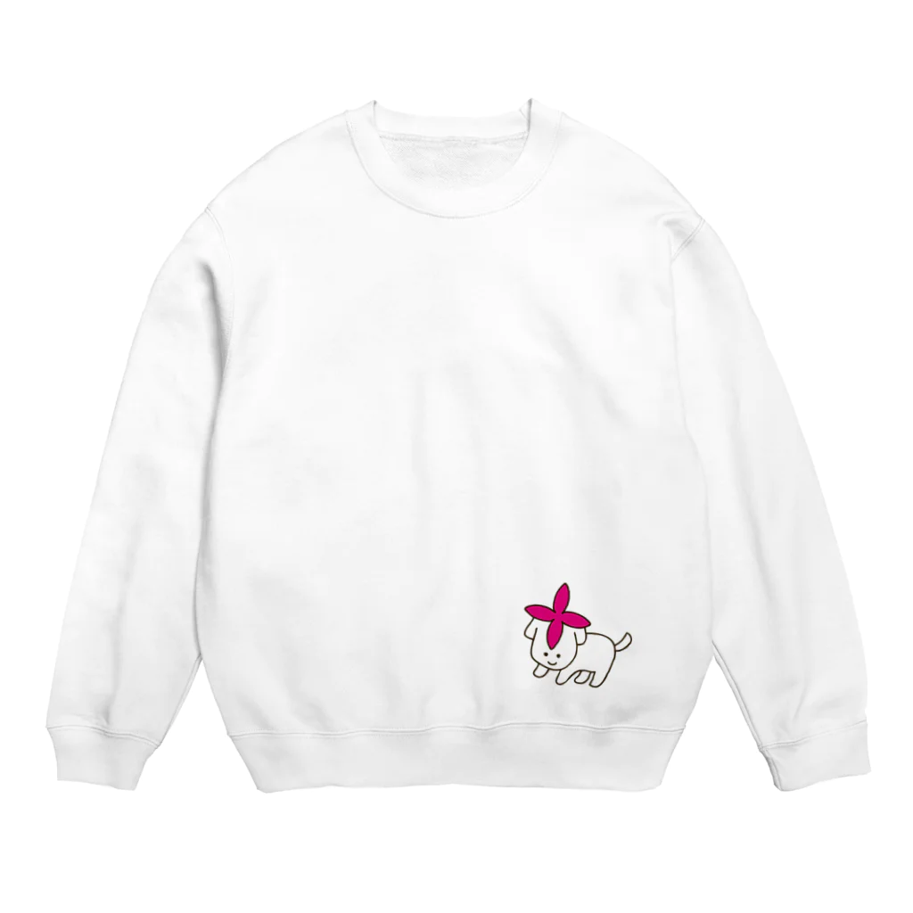 そらグリーンのお店のはないぬちゃん Crew Neck Sweatshirt