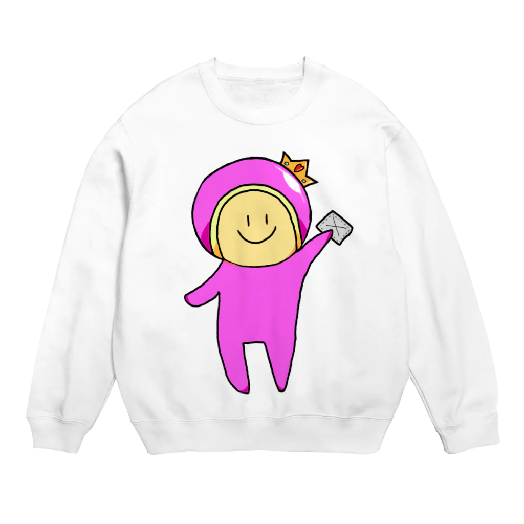 星姫のお掃除女の子 Crew Neck Sweatshirt