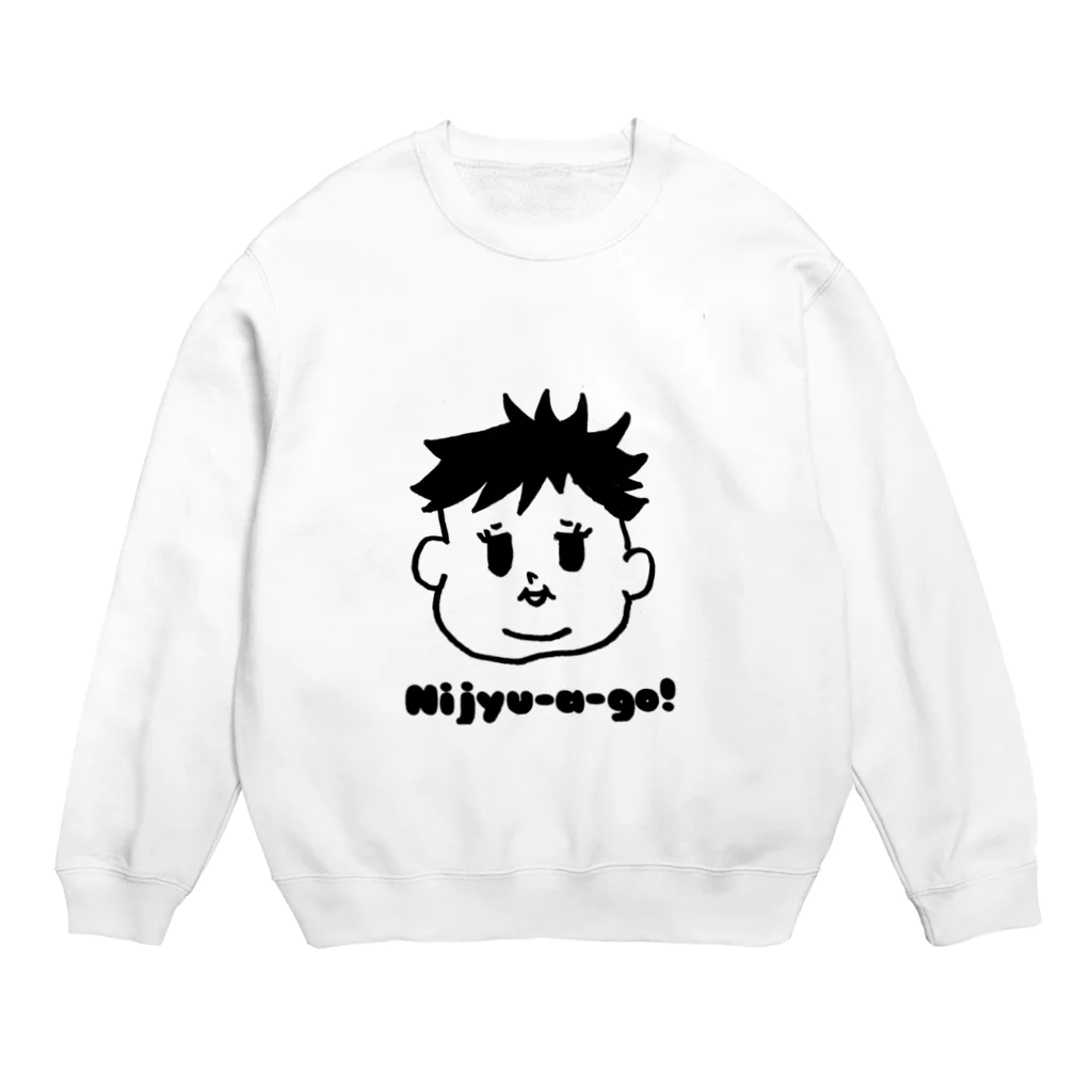 LLP-babyのNijyu-a -go!多毛girl Crew Neck Sweatshirt