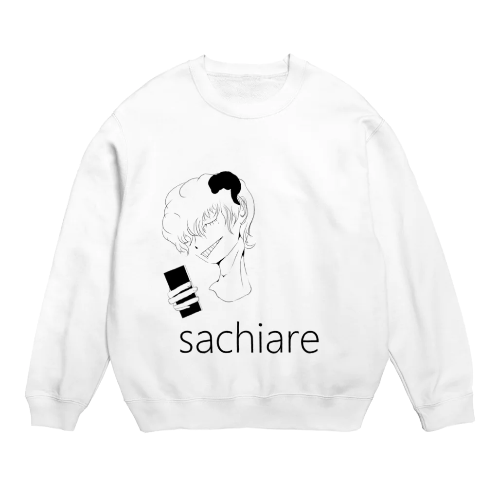 @折部.壊子(オリブ)のサチアレ.solo Crew Neck Sweatshirt