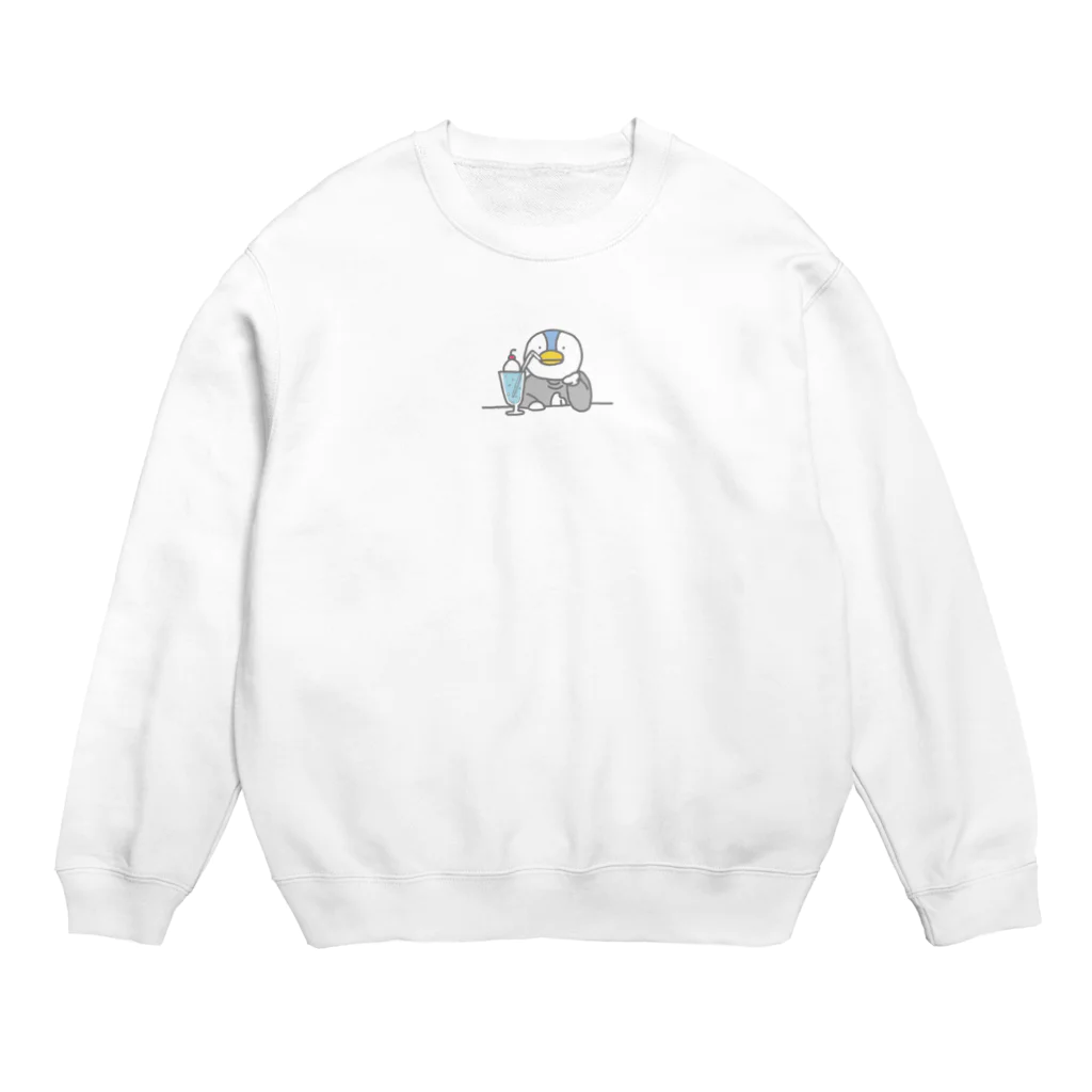 ぺんぎんのクリームソーダ Crew Neck Sweatshirt