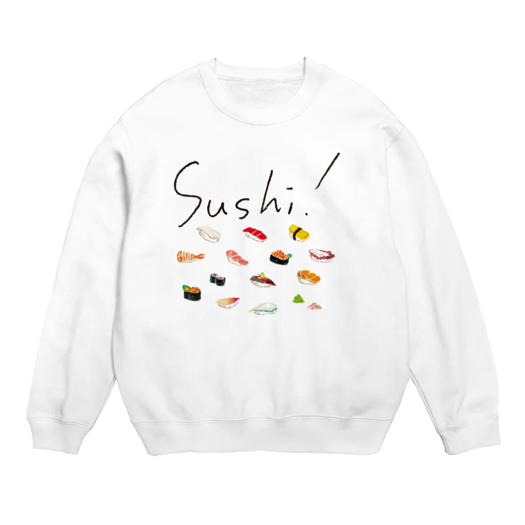 イラストによる食卓。のSushi! ＰＯＰなお寿司！ スウェット