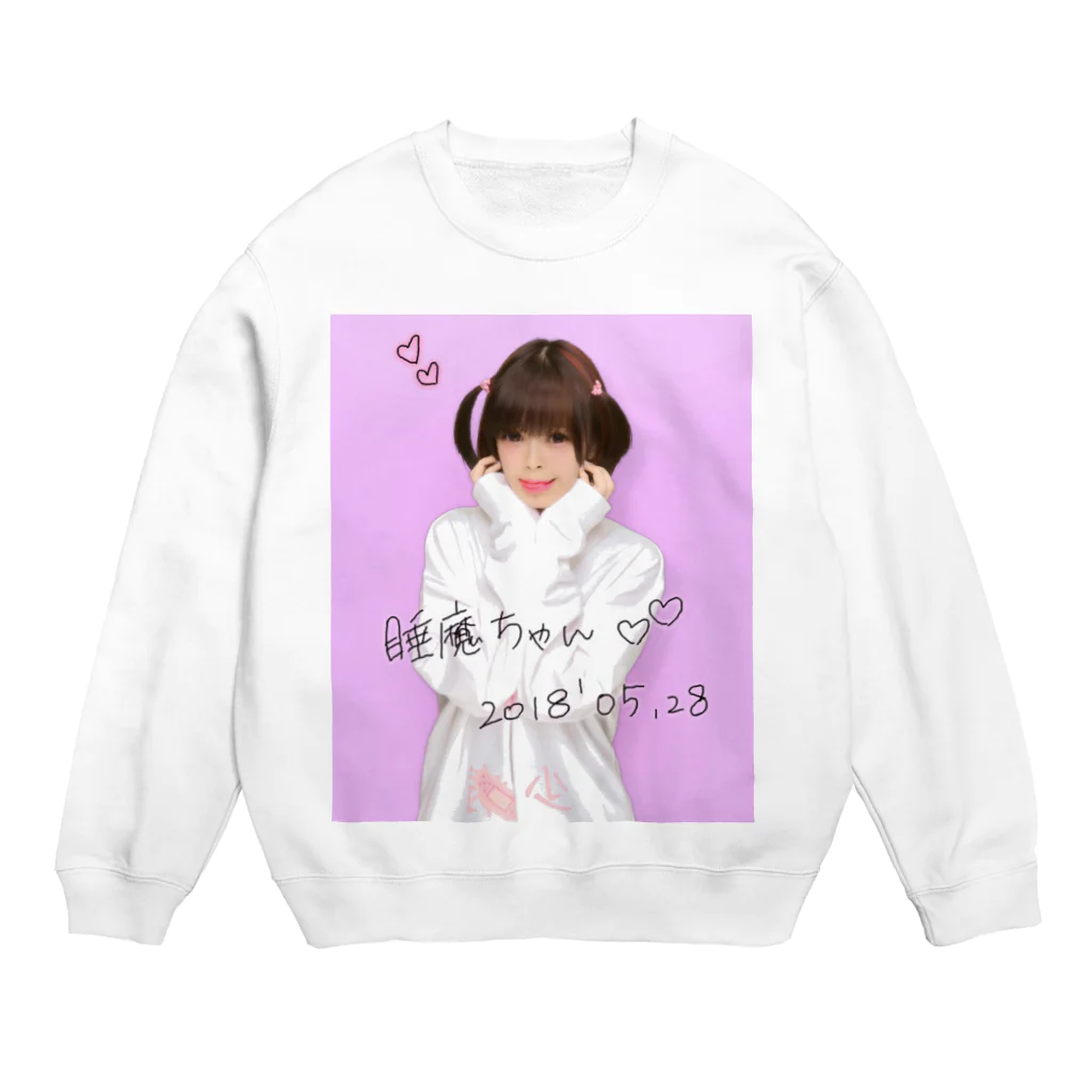 ☁︎ 睡魔ちゃん ︎︎☁︎︎⋆̩の☁︎ 睡魔ちゃん ︎︎☁︎︎⋆̩ Crew Neck Sweatshirt