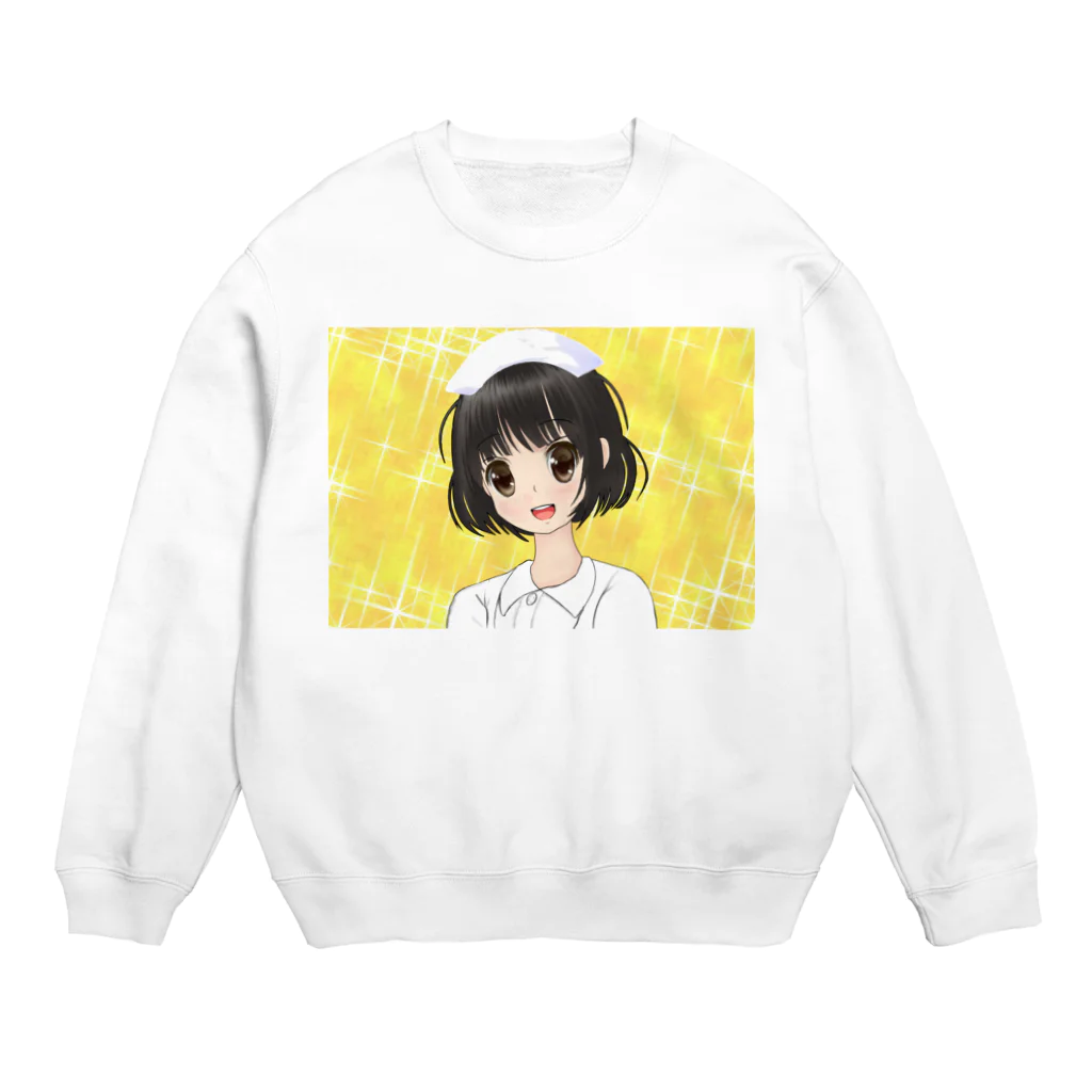 げーむやかんのモエ萌えナースきらきら Crew Neck Sweatshirt