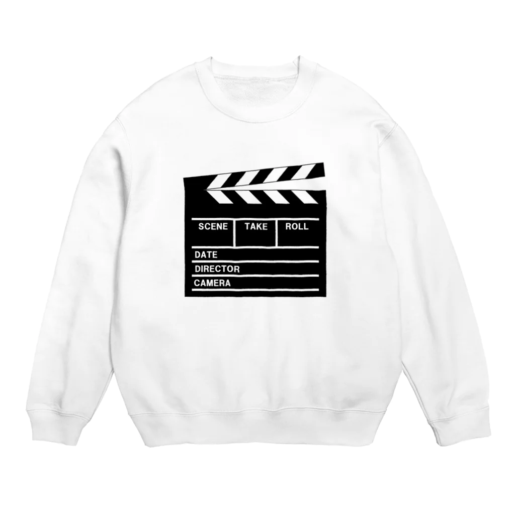 shechewsのカチンコ Crew Neck Sweatshirt