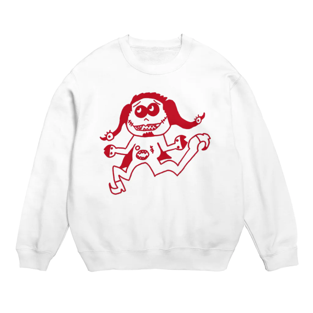 白米部っ！！のロンパサイコパス君グッズ Crew Neck Sweatshirt