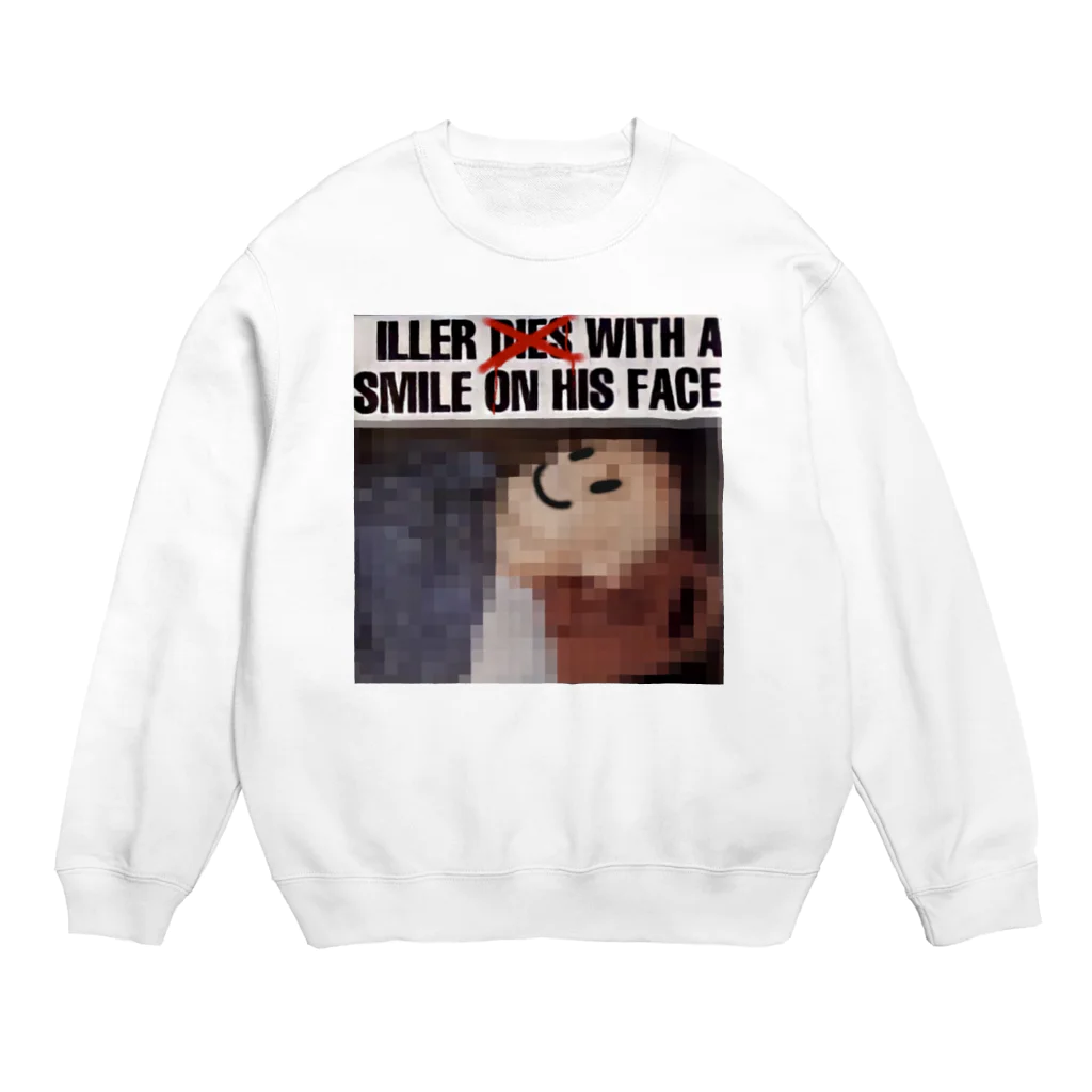 RAF NERDのILLER D**S WITH A SMILE ON HIT FACE Crew Neck Sweatshirt