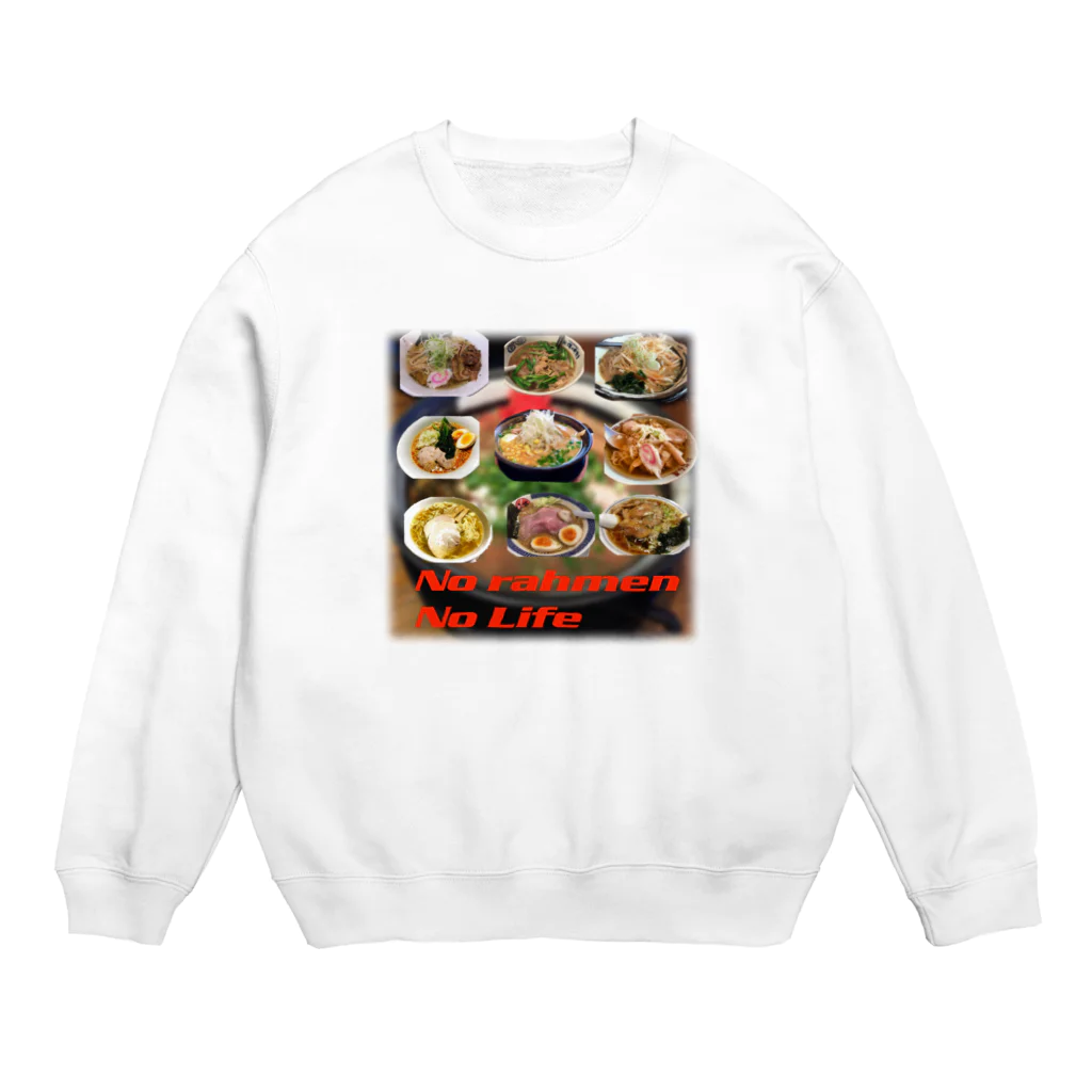 うどんやさんのラーメン大好き Crew Neck Sweatshirt