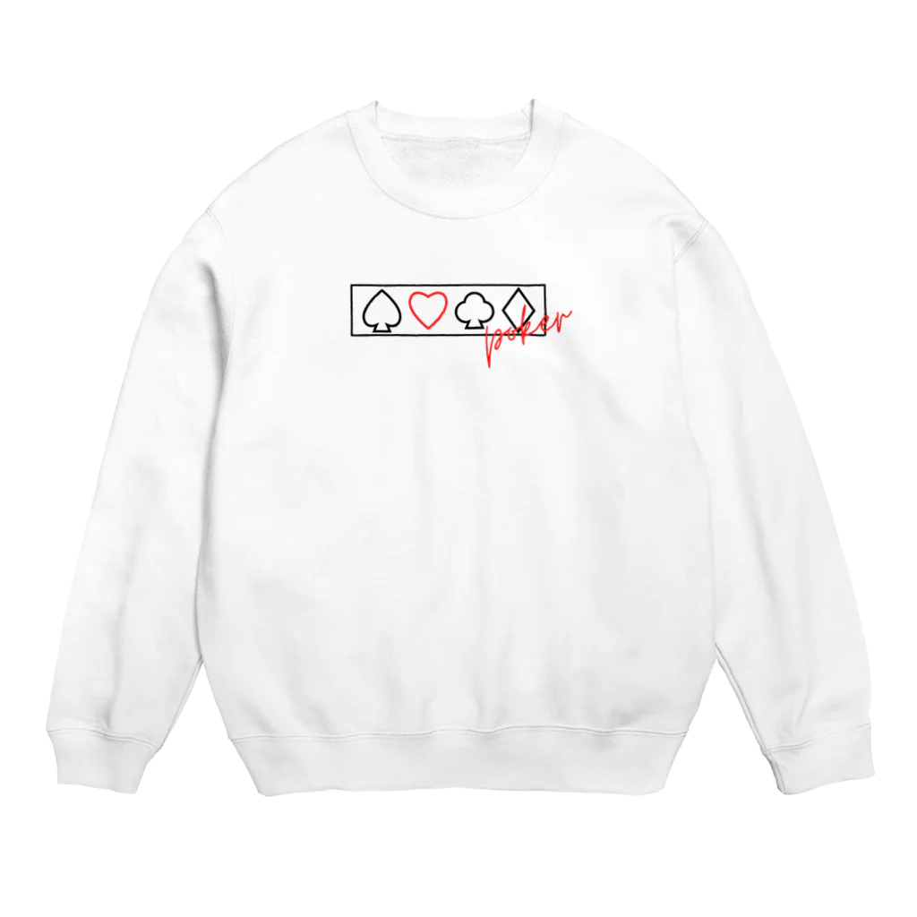 うっちー@ポーカーのFour Suits Crew Neck Sweatshirt