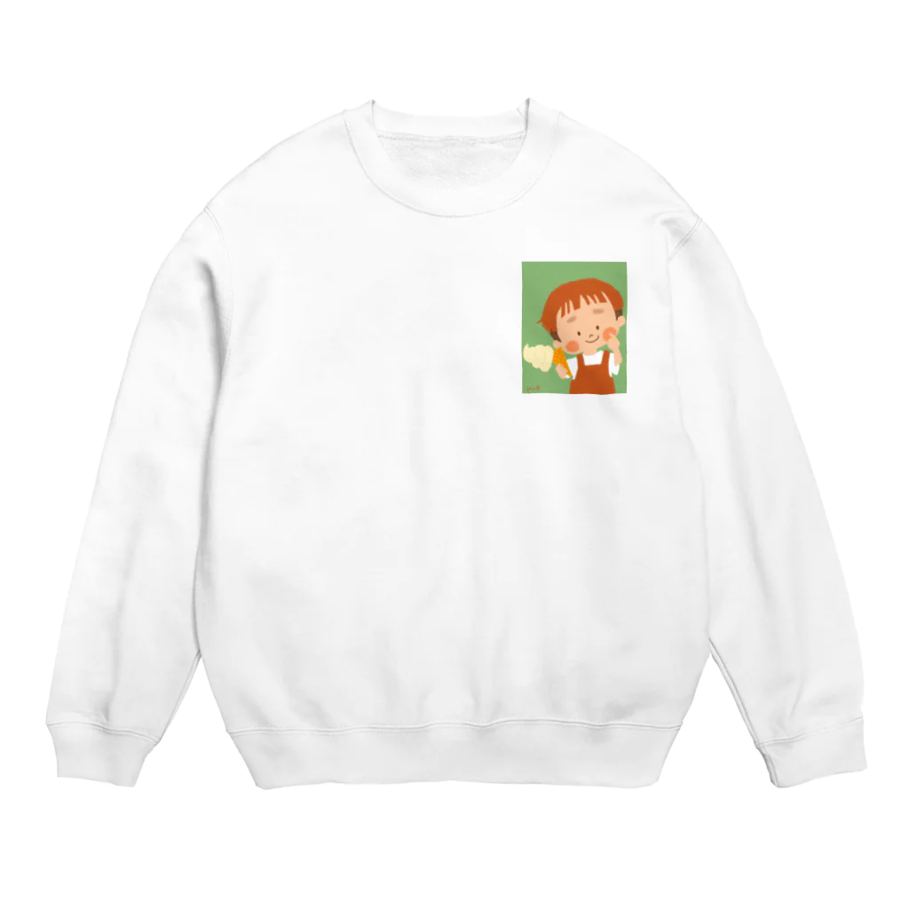 さえぐちさよオリジナルグッズのソフトクリームボーイ Crew Neck Sweatshirt