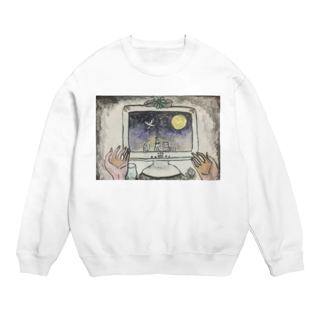 小季の何かを通して羨む世界 Crew Neck Sweatshirt