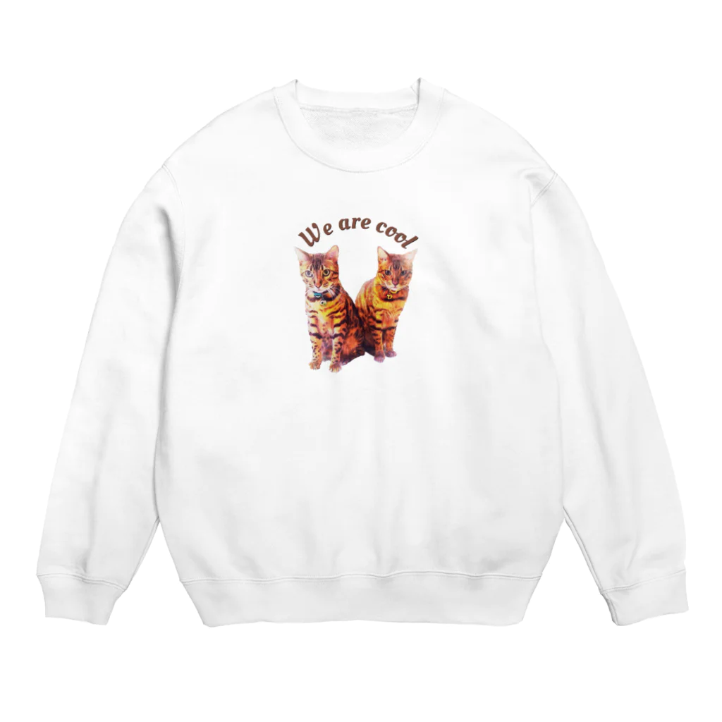 にゃんたまHOUSEのニコノア「僕達イケメン」 Crew Neck Sweatshirt