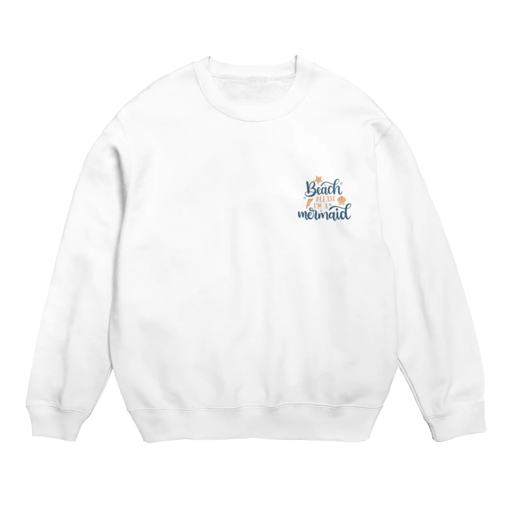 BBdesignのビーチ　マーメイド Crew Neck Sweatshirt