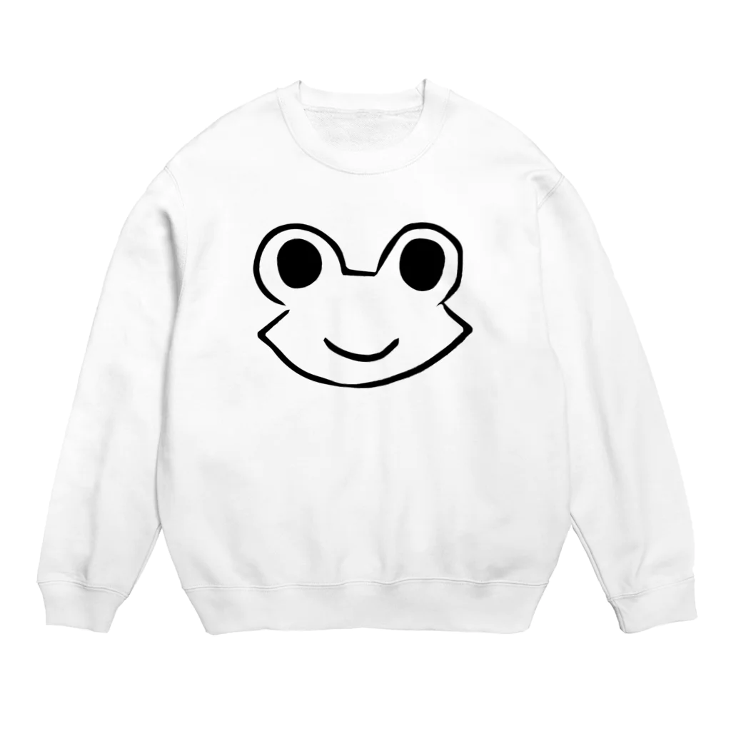 chicodeza by suzuriのかえるちゃん Crew Neck Sweatshirt