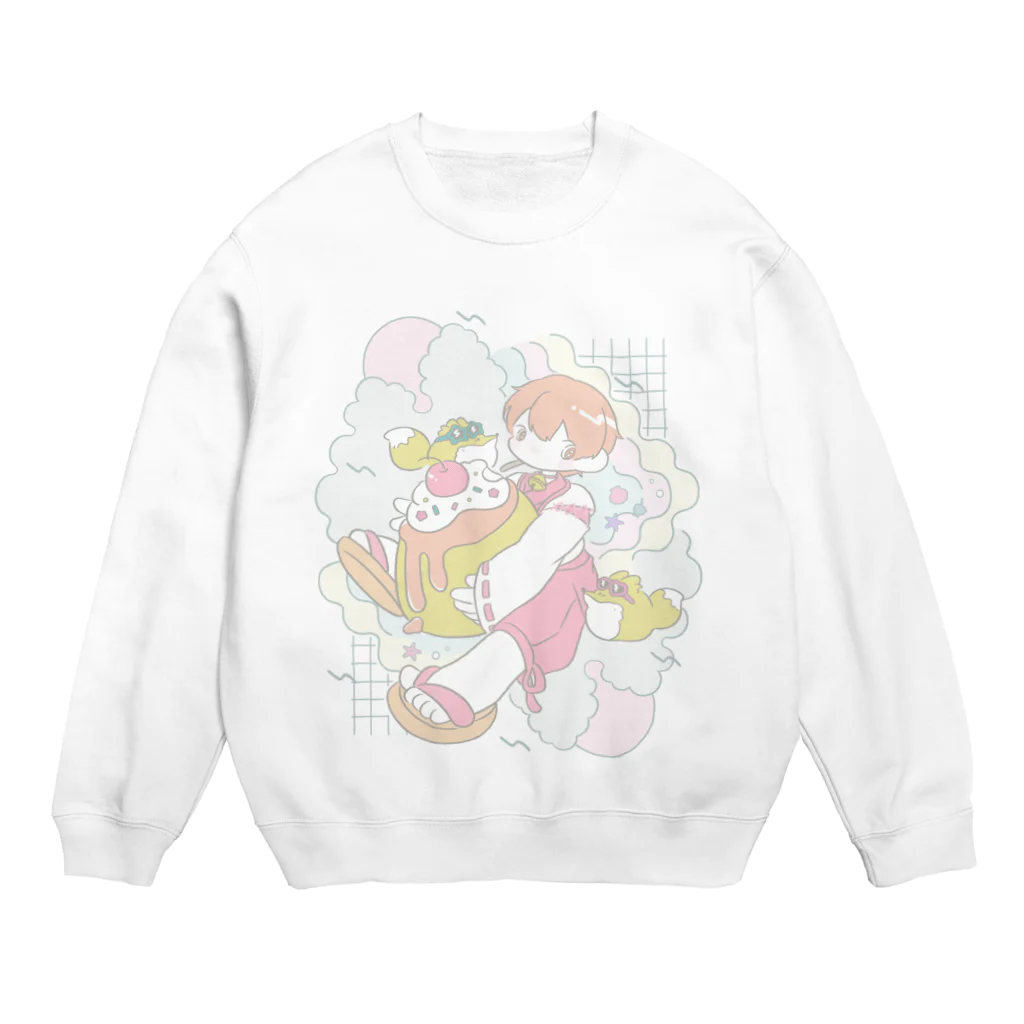 孤児 きゅおの夢のようなきゅお Crew Neck Sweatshirt