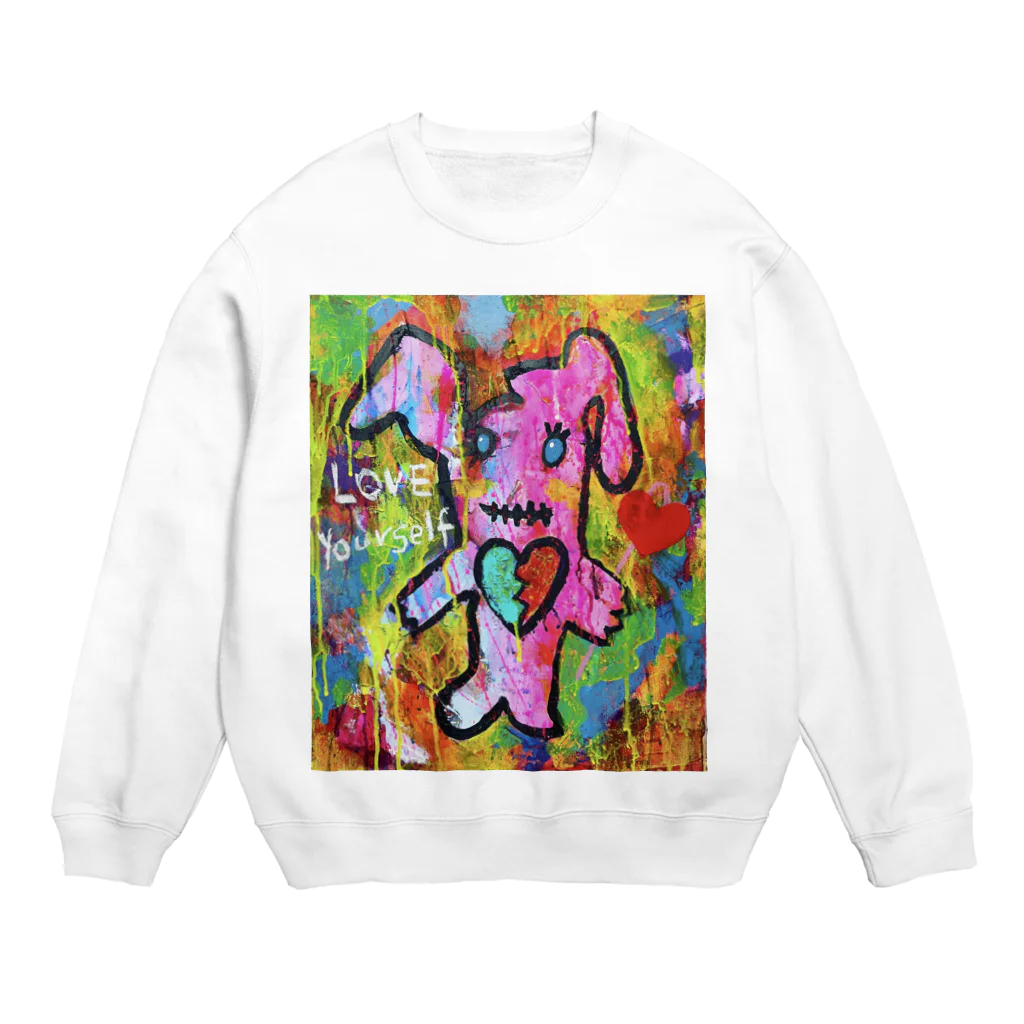 Miiie（ミエ）のラブユアセルフ Crew Neck Sweatshirt