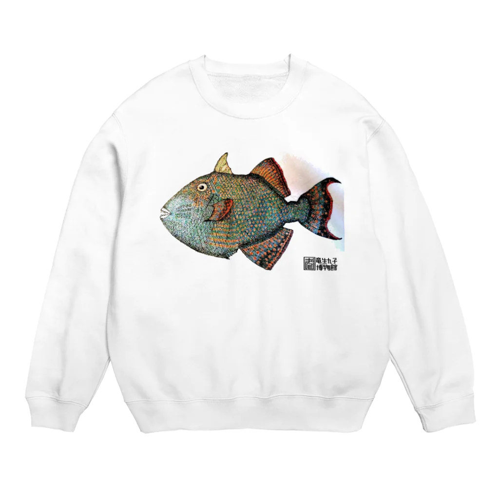 竜生九子博物館ミュージアムショップのイソモンガラ Crew Neck Sweatshirt