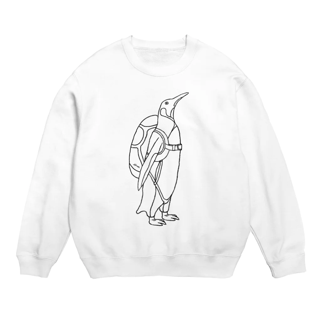 Aliviostaのペンギン スカイダイビング Crew Neck Sweatshirt