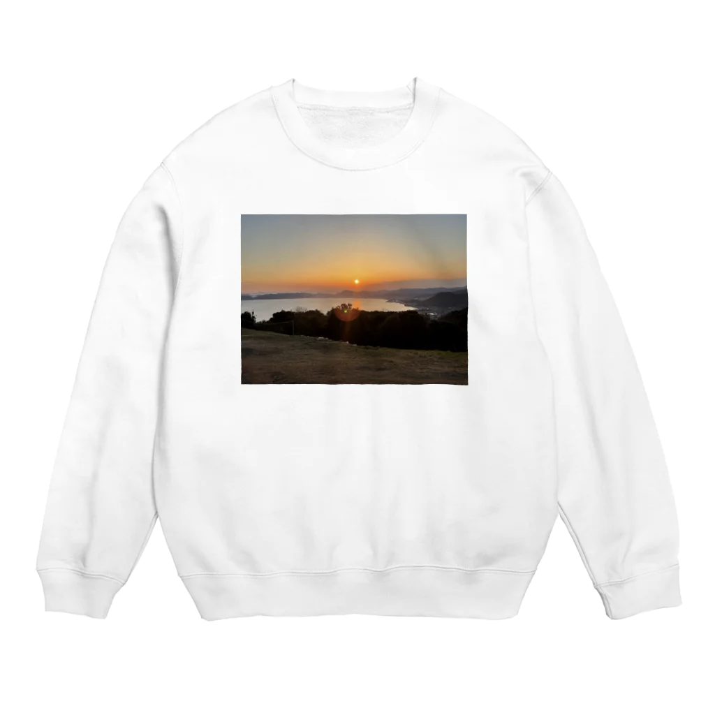 りょうかの夕日 Crew Neck Sweatshirt