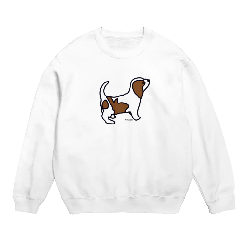 陽向の子犬 Crew Neck Sweatshirt