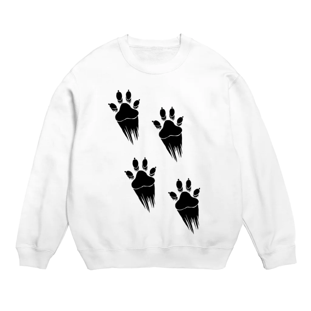 Husky'S Herb Gardenの走り抜ける犬 Crew Neck Sweatshirt