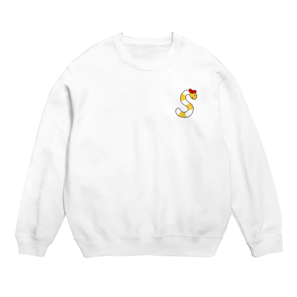 福人ずけのスキーマちゃん Crew Neck Sweatshirt