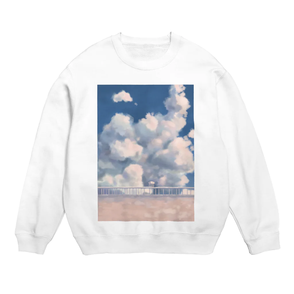 クラゲの雲クラゲ Crew Neck Sweatshirt