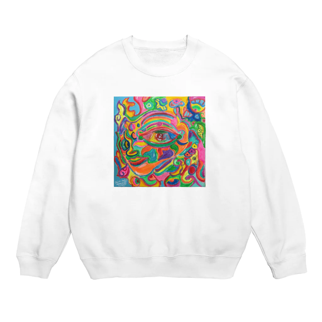 ART IS WELLのsunshine rainbow Crew Neck Sweatshirt