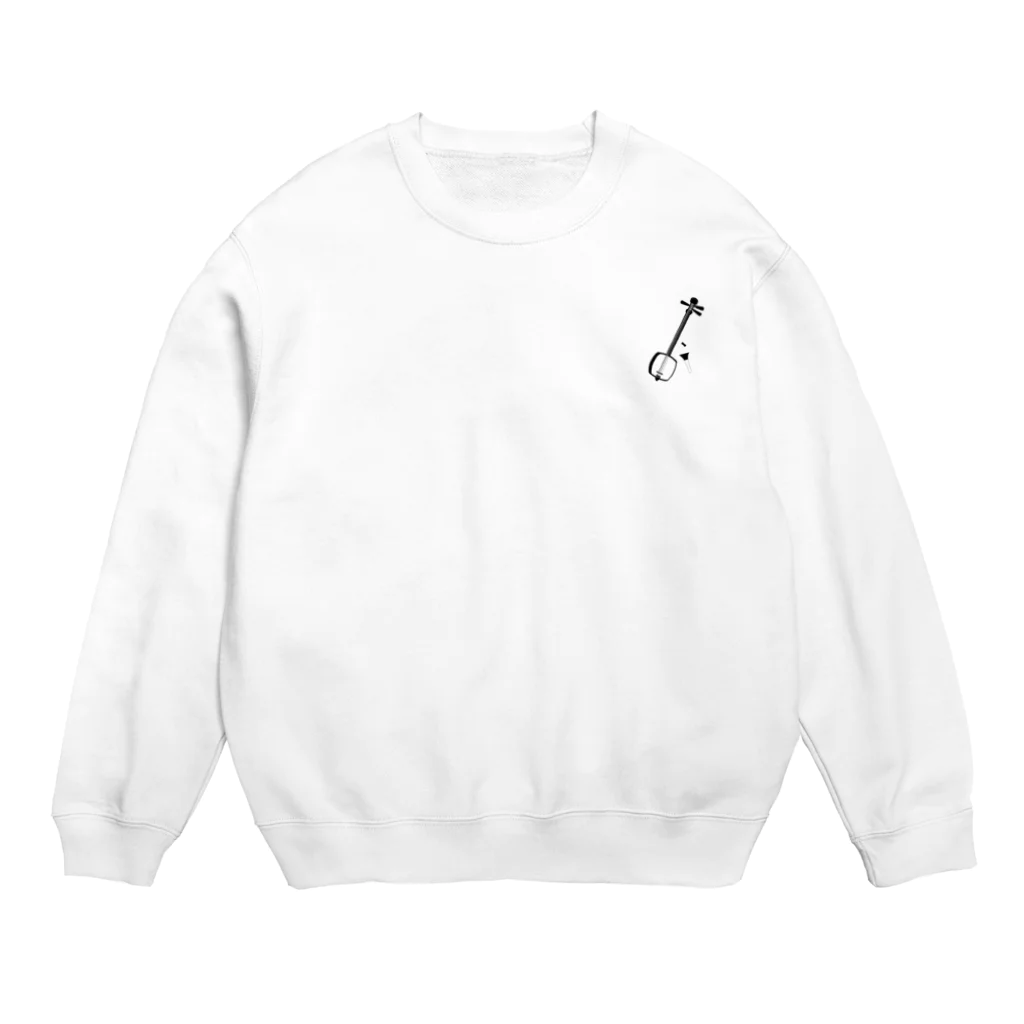 綾錦工房 りこりすの津軽三味線【朧月】- 構 Crew Neck Sweatshirt