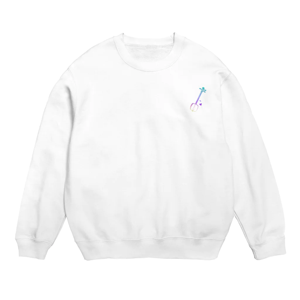 綾錦工房 りこりすの津軽三味線【黎明】- 構 Crew Neck Sweatshirt