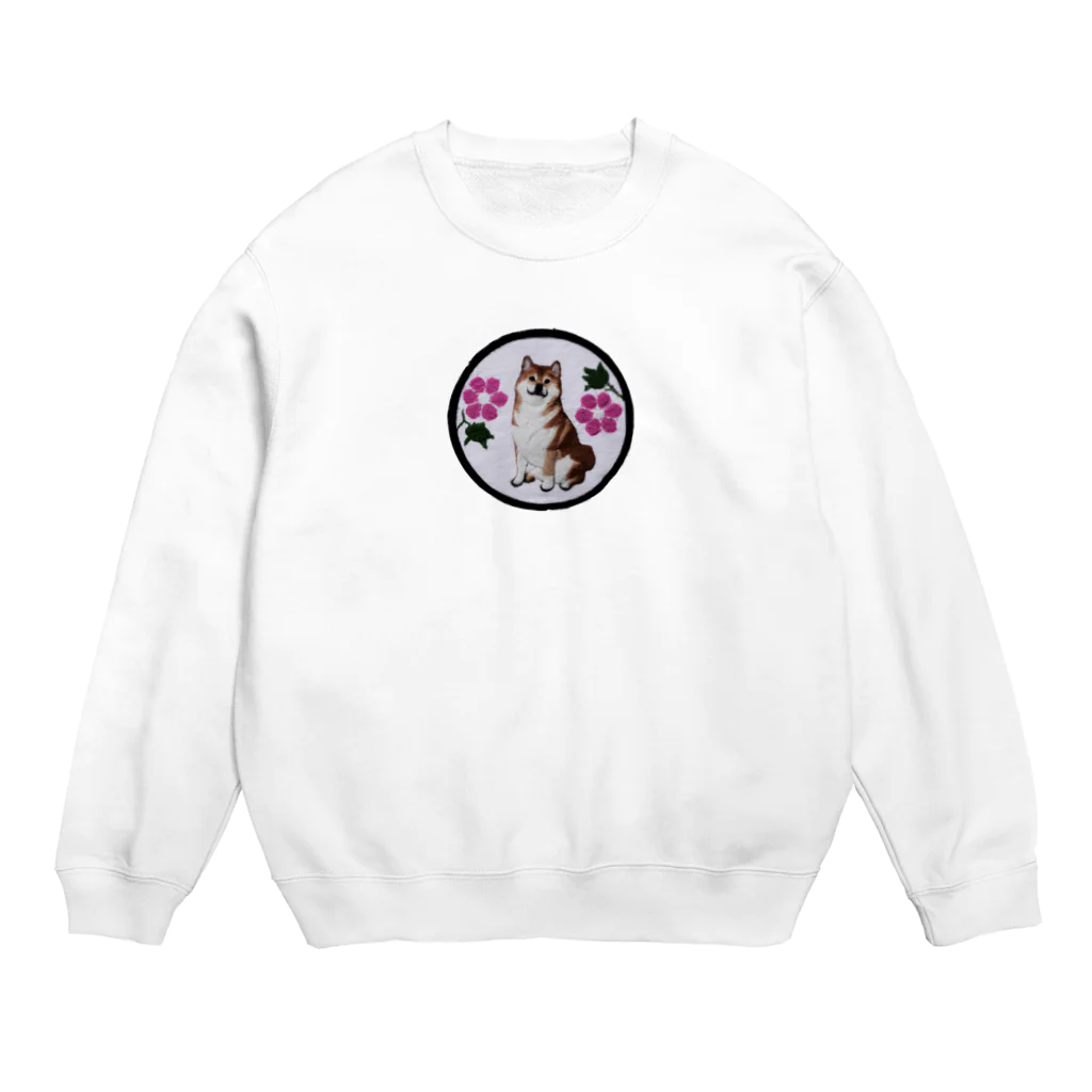 Shibainuteikokuのワッペン柴犬 Crew Neck Sweatshirt