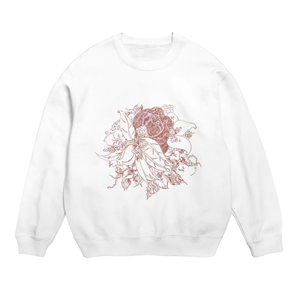 神威獅鳳エターナルクリエーションのhana花 Crew Neck Sweatshirt