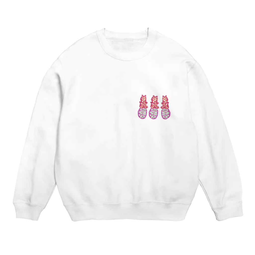 MOKU honoluluのpink pineapple's Crew Neck Sweatshirt