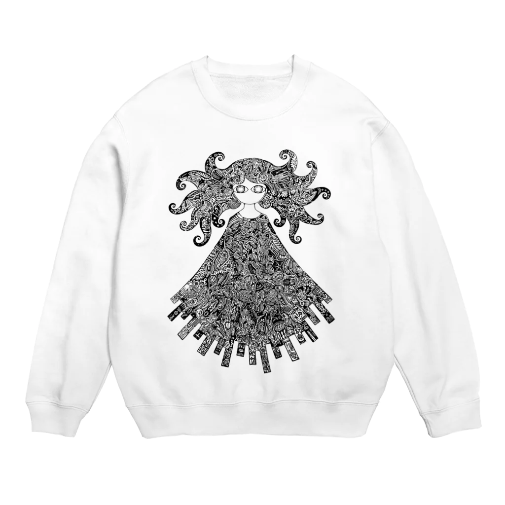 ヴンダーカンマーのめめ Crew Neck Sweatshirt