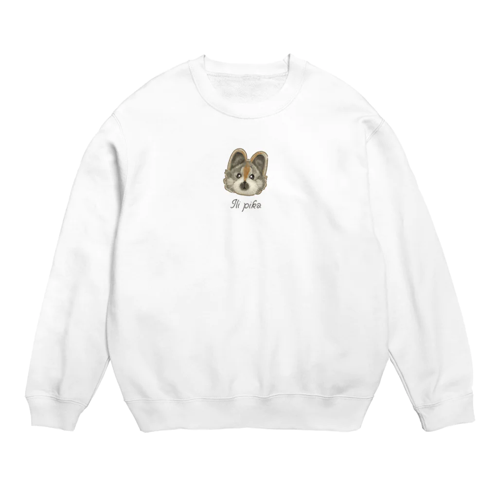 huroshikiのイリナキウサギ(イリピカ) Crew Neck Sweatshirt