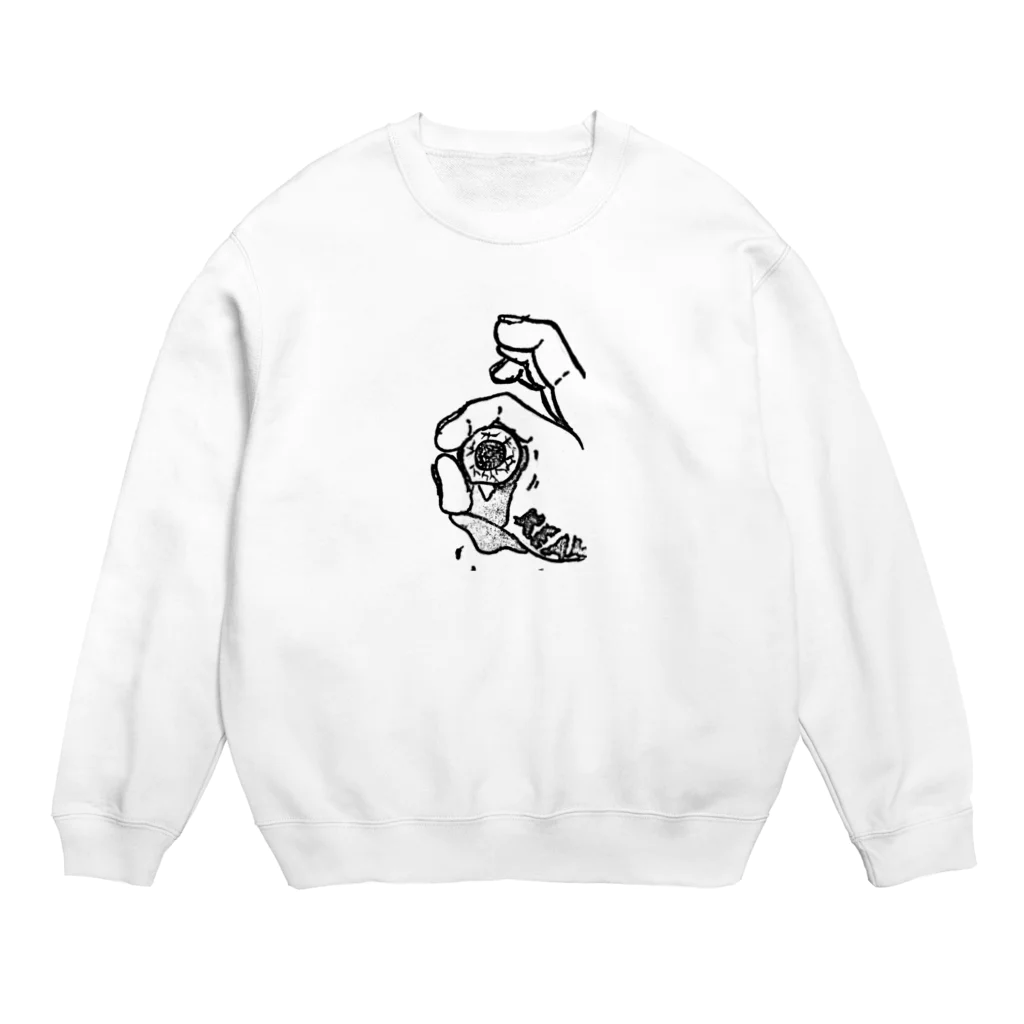 Chill.BTの全てを見透かす目 Crew Neck Sweatshirt