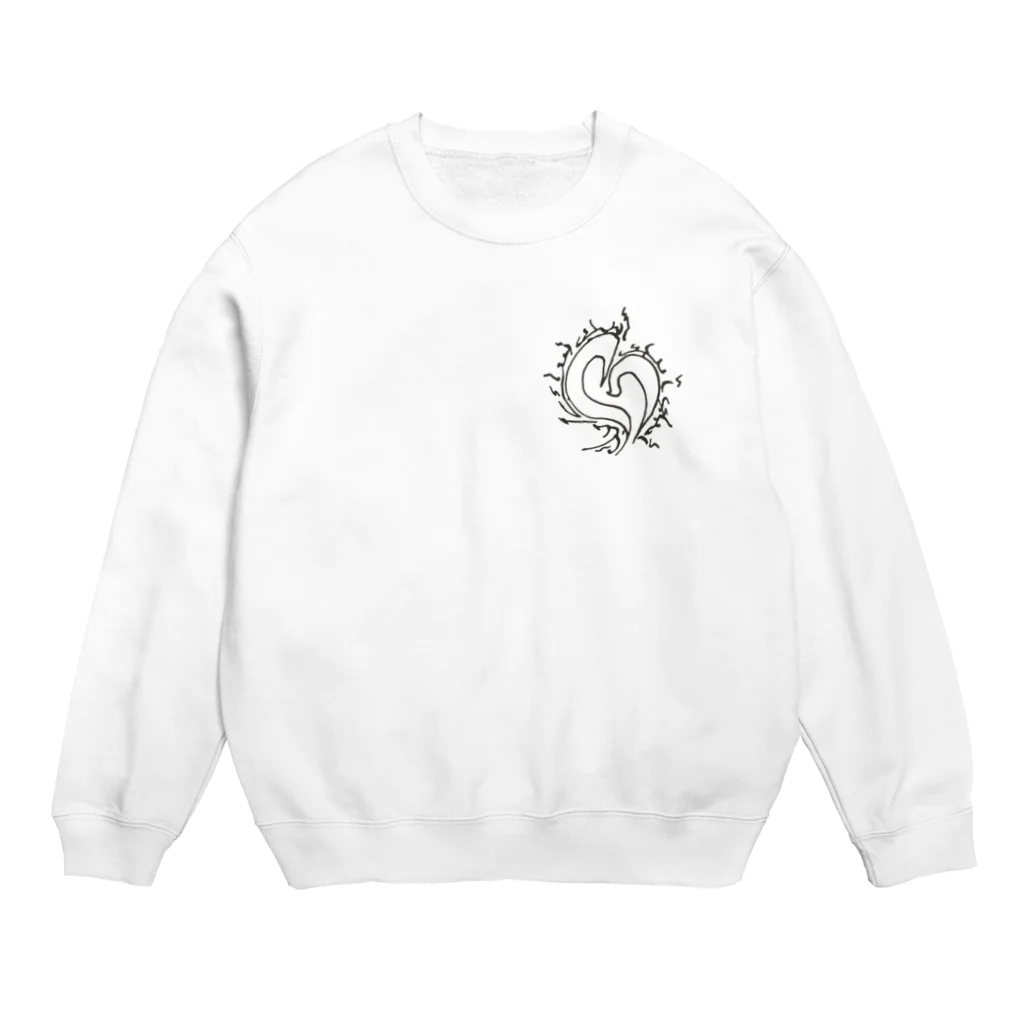 Trippymeのblood vessel Crew Neck Sweatshirt