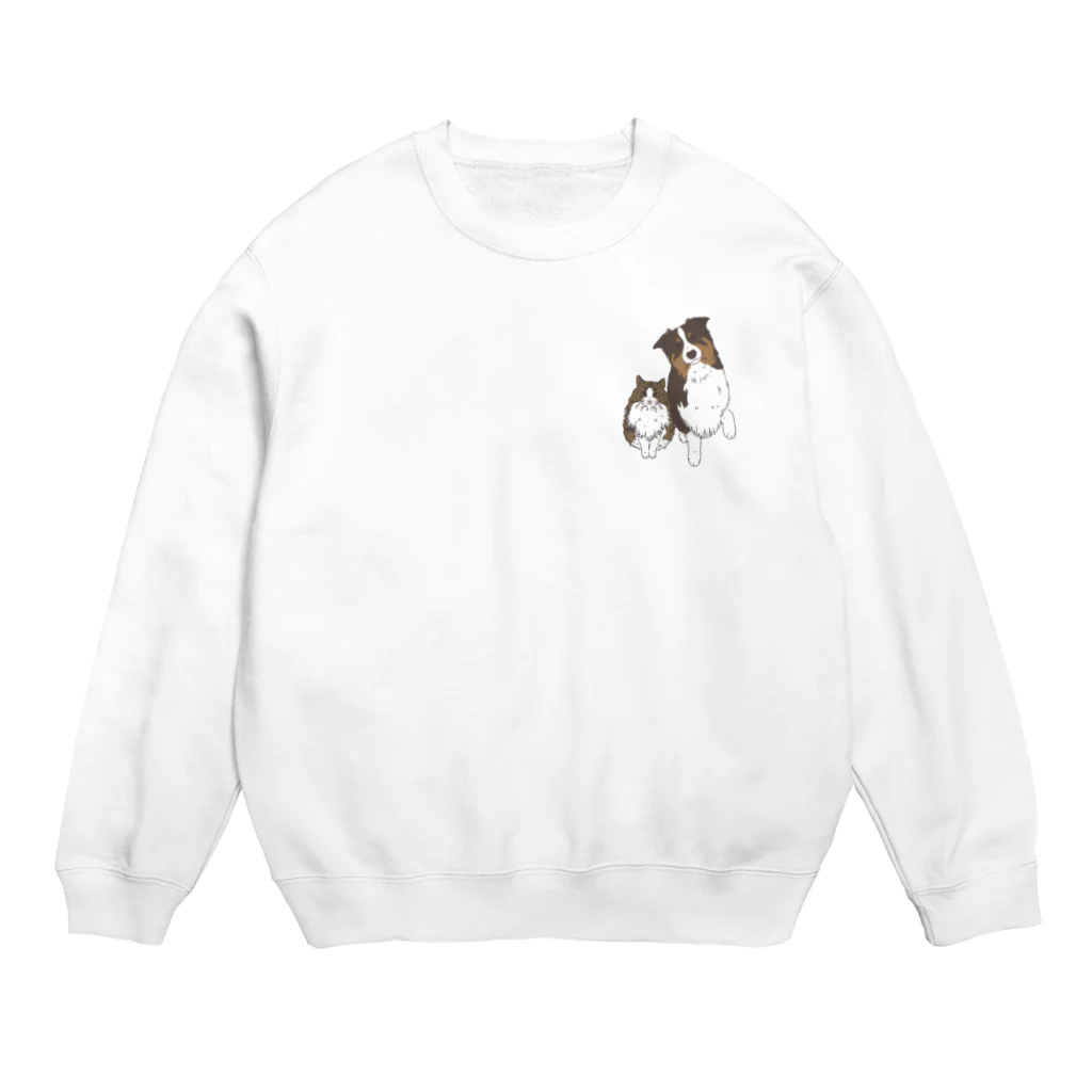 むらかみのミックとマリィ Crew Neck Sweatshirt