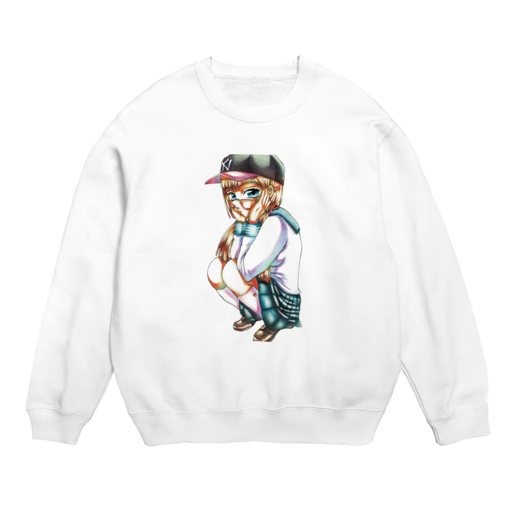 弐０Heartsの眼鏡ＪＫ Crew Neck Sweatshirt