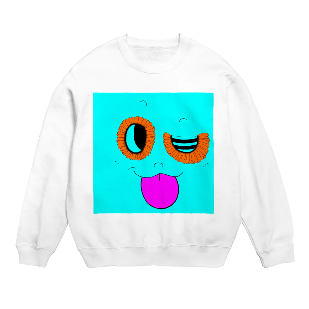 あすかショップのウエルカムくん          スカイブルー Crew Neck Sweatshirt