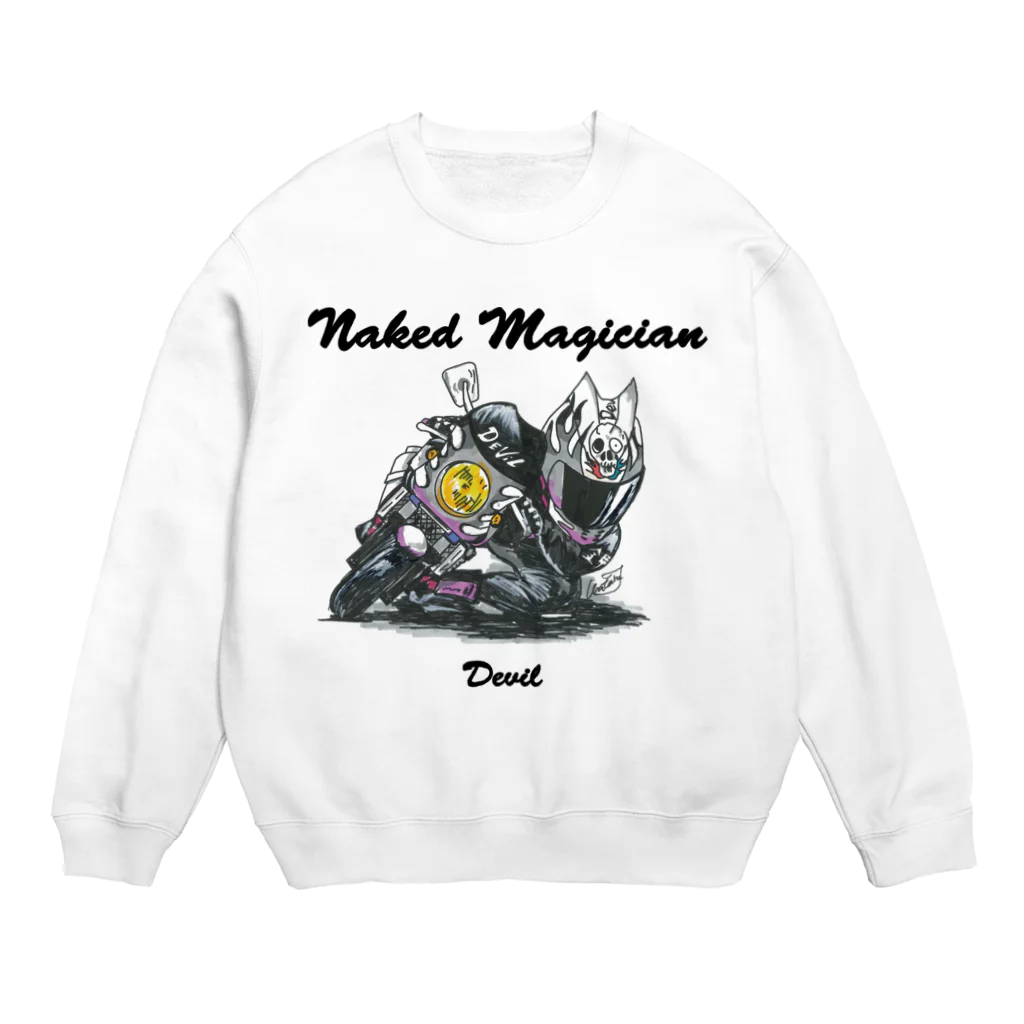 DEVILの店。のDEVILのヘッド Crew Neck Sweatshirt