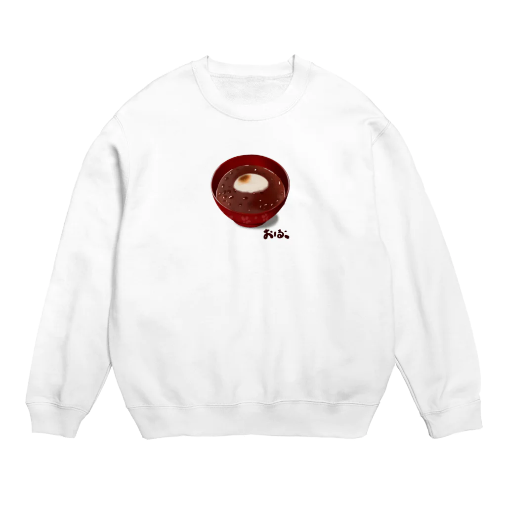 amakara_のおしるこ Crew Neck Sweatshirt