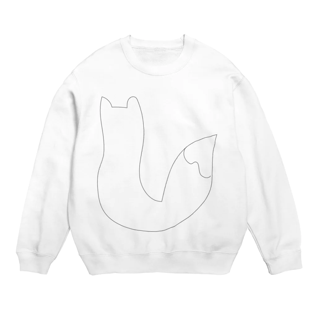 IWAOTHIのお店のキツネの日向ぼっこ Crew Neck Sweatshirt