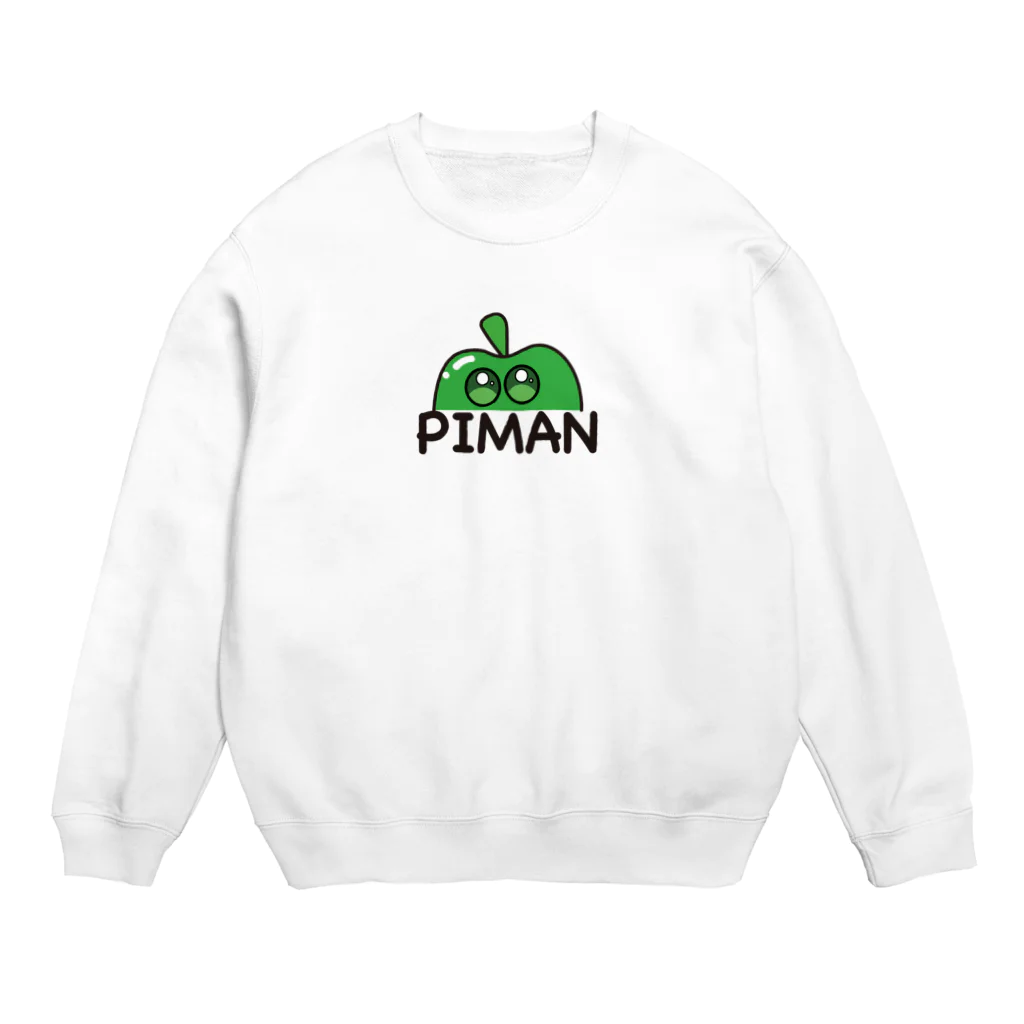 YouTubeピーマンChannelのPIMAN Crew Neck Sweatshirt